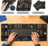 DSKGSJH 31.5" 11.8" Dark Bookshelf Desk Pad Gothic Gaming Mouse Mat XL, Black Large Computer Keyboard Mat Mystery