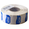 DayMark Removable Label, 1" x 1", MON, Roll of 1000