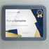 Officemate Verticalmate Certificate Holder, Slate Gray (29172)