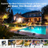 3 270 IP65 3 (2 Packs) White Solar Security Light Outdoor Super Bright LED, Motion Sensor Flood Light, Heads Wide