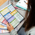 Tribe RN Ultimate Nursing Clipboard Set - 6 Color-Coded Clinical Reference Sheets - Water-Resistant & Durable (Mint)