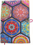 5.5 8 Book Sleeve Cover for Novel, Ottoman Ethnic Pink Pattern, Hard Books Cover for Paperback, Washable Fabric, Book
