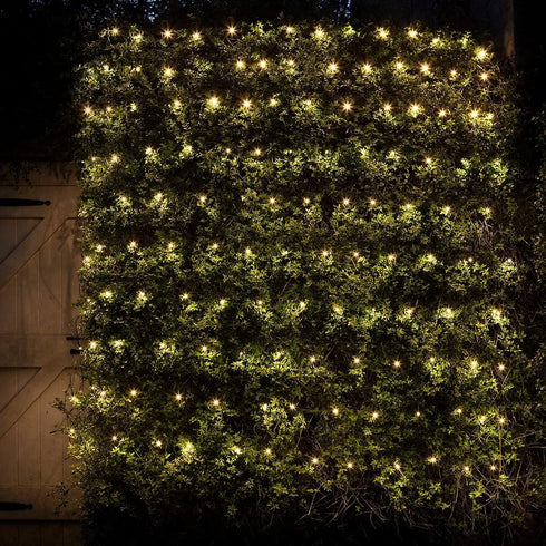 200 9.8 6.6 8 Dazzle Bright Christmas LED Net Lights, FT x FT Connectable Mesh Lights Clear Wire with Lighting Modes