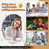Teling Black Ink Ballpoint Pens with Optimistic Quotes - 20 Pieces
