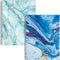 Better Office Products Marble Design Spiral Notebooks, 2 Pack, College Rule, 100 Sheets, 10.5 x 8 inches, Abstract