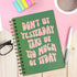 Pink Green Aesthetic Hardcover Notebooks, A5 size 5.8 x 8.3 inch, 4 Pack, Cute Spiral Journal for School, Retro