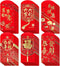 Winlyn 120 Pcs Asian Red Envelopes, 6 Designs for Chinese Lunar New Year, Wedding, Birthday, Cash Envelopes