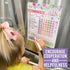 Magnetic Chore Chart for Kids - Good Behavior Chart, Dry Erase Daily Weekly Responsibility List, Princess Board