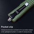 Caressolove Auto Retractable Scalpel Knife, EDC Double Action Automatic Retracting Pocket Knife, Replaceable Blade