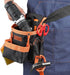 YOOFAN Tool Pouch - Tool Belt for Electrician, Carpenter, Construction Technician, Gardening Accessories, Orange