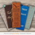 Christian Art Gifts Vegan Faux Leather Scripture Bookmark for Men - Hope in The Lord, Isaiah 40:31
