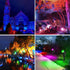 IP65 2-IN-1 T-SUNUS RGB Solar Spot Lights Christmas, Metal Color Changing Landscape Spotlights Waterproof Spotlight