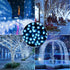 50 Counts 25ft 5mm Commercial IP:65 Aqua LED Christmas Lights - String Lights Outdoor Grade Waterproof, Indoor