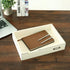 MyGift Rustic Wood Desktop Drawer-Style Stackable Document Letter Tray Organizer with Handles for Home Office Supplies