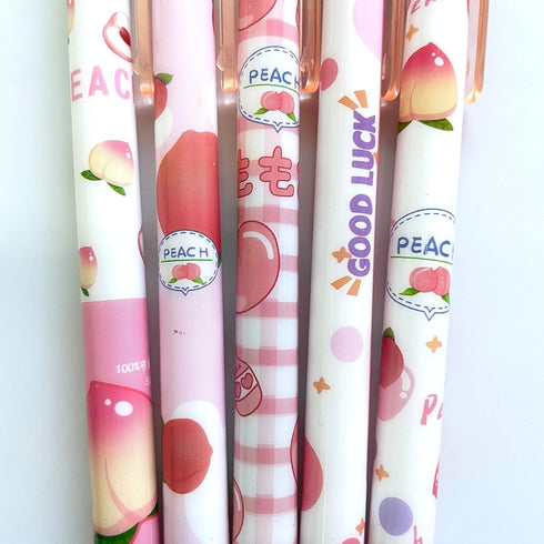 sencoo 5 Pack Gel Pens, Retractable Black Ink Rollerball Pens for Students, Office, School Prize Gifts