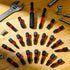 Set, S2 1/4-Inch 25mm 50mm 22 Magnetic Screwdriver Bit Steel Construction, Hex Shank, PH/T/Torx/SQ/PZ/H/SL Bits