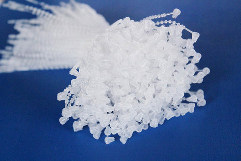 1000pcs 5" Snap Lock Pin Adjustable Security Loop Plastic Tag Fastener