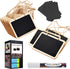 ONUPGO 16 Pack Chalkboard Tags with String, Mini Erasable Hanging Chalkboards, Wooden Signs, Price Tags