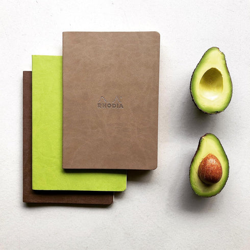 Rhodia Sewn Spine Notebook, A5, Dot, Tangerine