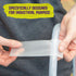 ATack Duct Tape Clear Cotton Textile, 2-Inches x 30 Yards, Heavy-Duty Repair, Packing, Weatherproof