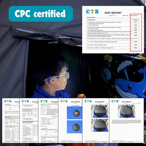 Sensory Tent for Kids with CPC Certification - Sensory Calm Corner Helps Autism, ADHD, SPD Children Relax, Reduce