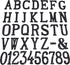 House Address Letters - 3 Inch High Vintage Wrought Iron Numbers, Die Cast Mailbox Letter N