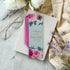 Christian Art Gifts Vegan Leather Scripture Bookmark - Inspirational Bible Verse, Mint Green Floral Design