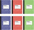 Oxford Composition Notebook 6 Pack, College Ruled Paper, 9-3/4 x 7-1/2 Inches, 100 Sheets, Assorted Marble Covers