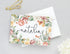 Designing Moments Set, 22-177 Personalized Note Cards and Envelope FOLDED Floral Stationery for Her, Women's Stationary