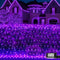 QITONG Purple Net Lights Outdoor Mesh Lights, 360 LED 12ft x 5ft