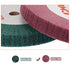 uxcell 200mm x 25mm 320 Grit Non-Woven Polishing Wheel, Nylon Wire Drawing Abrasive Flap Wheel for Stainless Steel