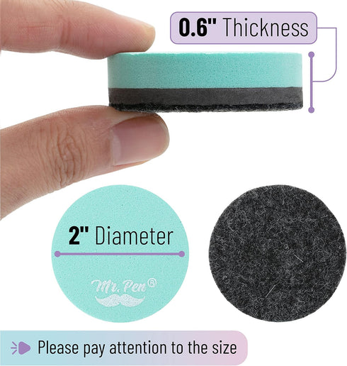 Mr. Pen- Mini Magnetic Dry Erase Eraser, 24 Pack, Pastel Colors, Round for Whiteboard, Board, Ideal for Classroom
