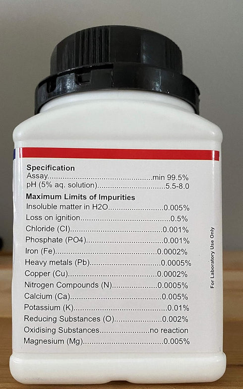 Sodium Sulphate, High Purity, 99% - 500 g, 1.1 LB