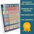 Math Posters, 10 Educational Classroom Charts for Kids, Glossy Paper 13x18, Young N Refined