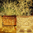 300 98.5FT 8 LJLNION LED String Lights Outdoor Indoor, Extra Long Christmas Lights, Lighting Modes, Plug in Waterproof