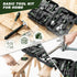 160-Piece Set, Toolbox Prostormer Home Repair Tool General Household Hand Tool Kit with Storage Case for House, Garage