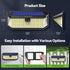 416 270 3 1 Pack TECKNET LED Solar Powered Outdoor Lights, Angle & Lighting Modes Motion Sensor Light Outdoor, Security