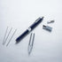 Pentel Smash Drafting Mechanical Pencil (0.5mm) - Special Edition Silver and Navy with Tube