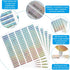 500 0.24 1 Inch Marspark Pieces Silver Security Tamper Evident Seals Stickers Void Original Genuine Authentic Hologram