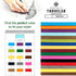Pentalic Pocket Sketchbook: 6" x 8", 160 Pages, Turquoise Traveler Journal
