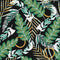 Tropical Green Leaves Wallpaper, Peel and Stick Self Adhesive for Cabinets, Waterproof 17.5" x78.7" Decor