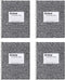Oxford Spiral Composition Notebooks, 4 Pack, College Ruled Paper, 9-3/4 x 7-1/2 Inches, 80 Sheets, Black Marble Cover
