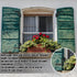 4 Pack (2 1-1/16" Moxweyeni Pair) Steel Blind Shutter Hinge Black Wrought Iron Shutter Hardware Lift Off Pintle