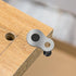 Performore 20 Pack Figure 8 Shaped Steel Desk Top Fastener Clip - Heavy Duty Table Top Connector with Nickel Screws