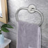 Towel Ring for Bathroom, Chrome Towel Bar Hangers Wall Mount, Stainless Steel Hand Towel Holder, Modern Round Towel Hanger by Eolax