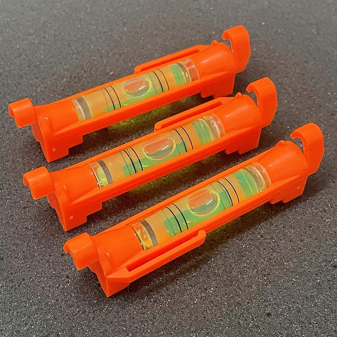 5Pcs String Line Level Bubble Levels for Measuring Building Trades, Surveying, Engineering (Red)
