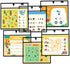 Magnetic Dry Erase Pockets by Two Point (6-Pack) - Black Dry Erase Pocket Sleeves, Job Shop Ticket Holders, Magnetic