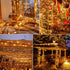 echosari 2 Pack Battery Operated String Lights, 13.2Ft 40 LED Warm White Fairy Lights for Outdoor Wedding Party Garden