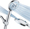 AquaCare High Pressure 8-mode Handheld Shower Head - Anti-clog Nozzles, Built-in Power