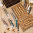 Gueevin 20 Sets Christian Gift Bulk - Inspirational Ballpoint Pens, Bible Verse Bamboo Pens & Scripture Keychains